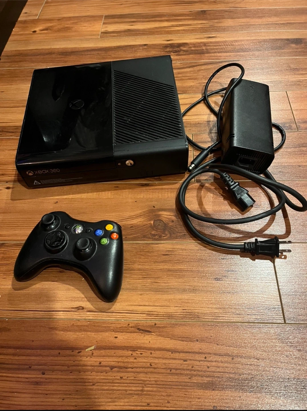 Xbox 360 Console with Controller and Power Supply