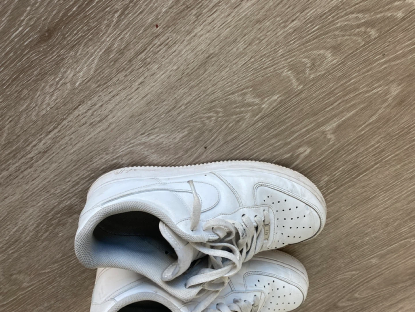 Nike Air Force 1 White Sneakers - photo 2
