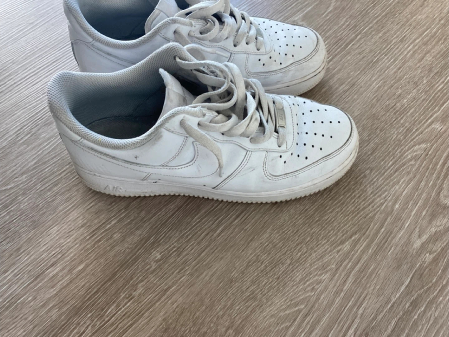 Nike Air Force 1 White Sneakers - photo 3