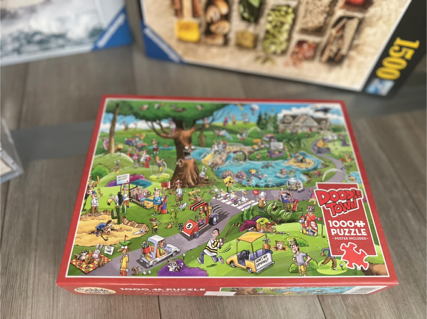 Doodle Town 1000+ Piece Puzzle