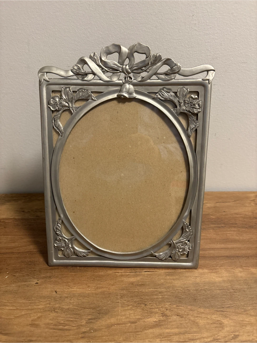 Vintage Metal Photo Frame 7x9 inches