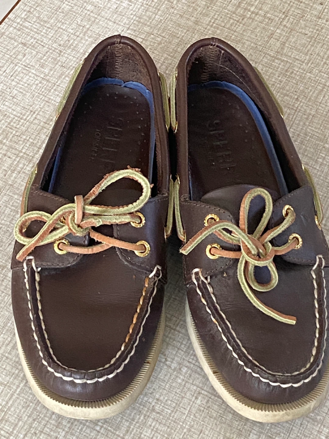 Sperry Top-Sider Boat Shoes - Brown Leather