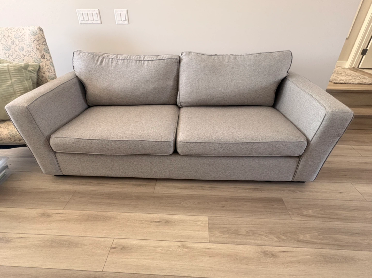 Grey Loveseat Sofa