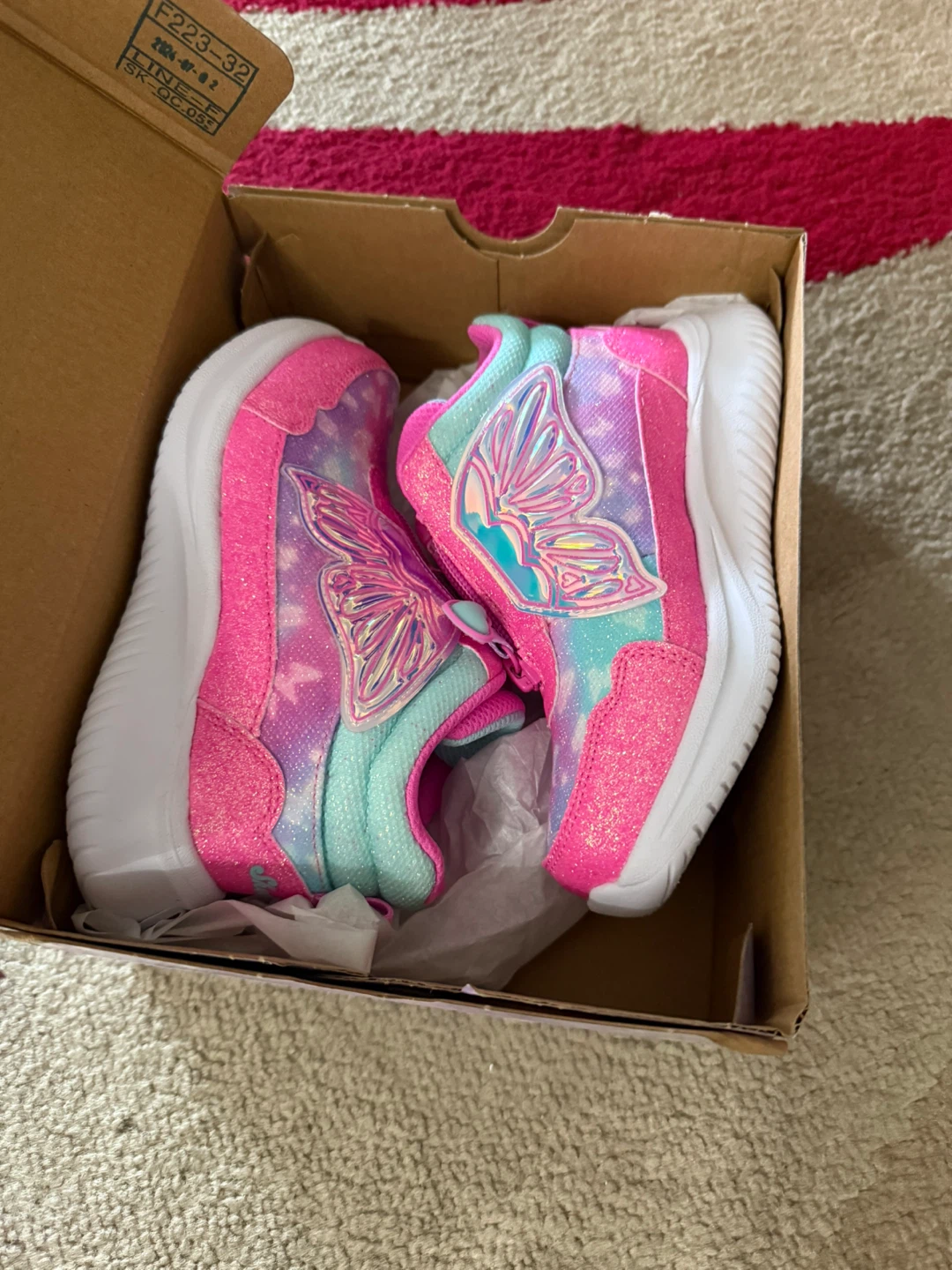 Skechers Toddler Girls "Miss Butterfly Glitz" Light-Up Shoes - photo 3
