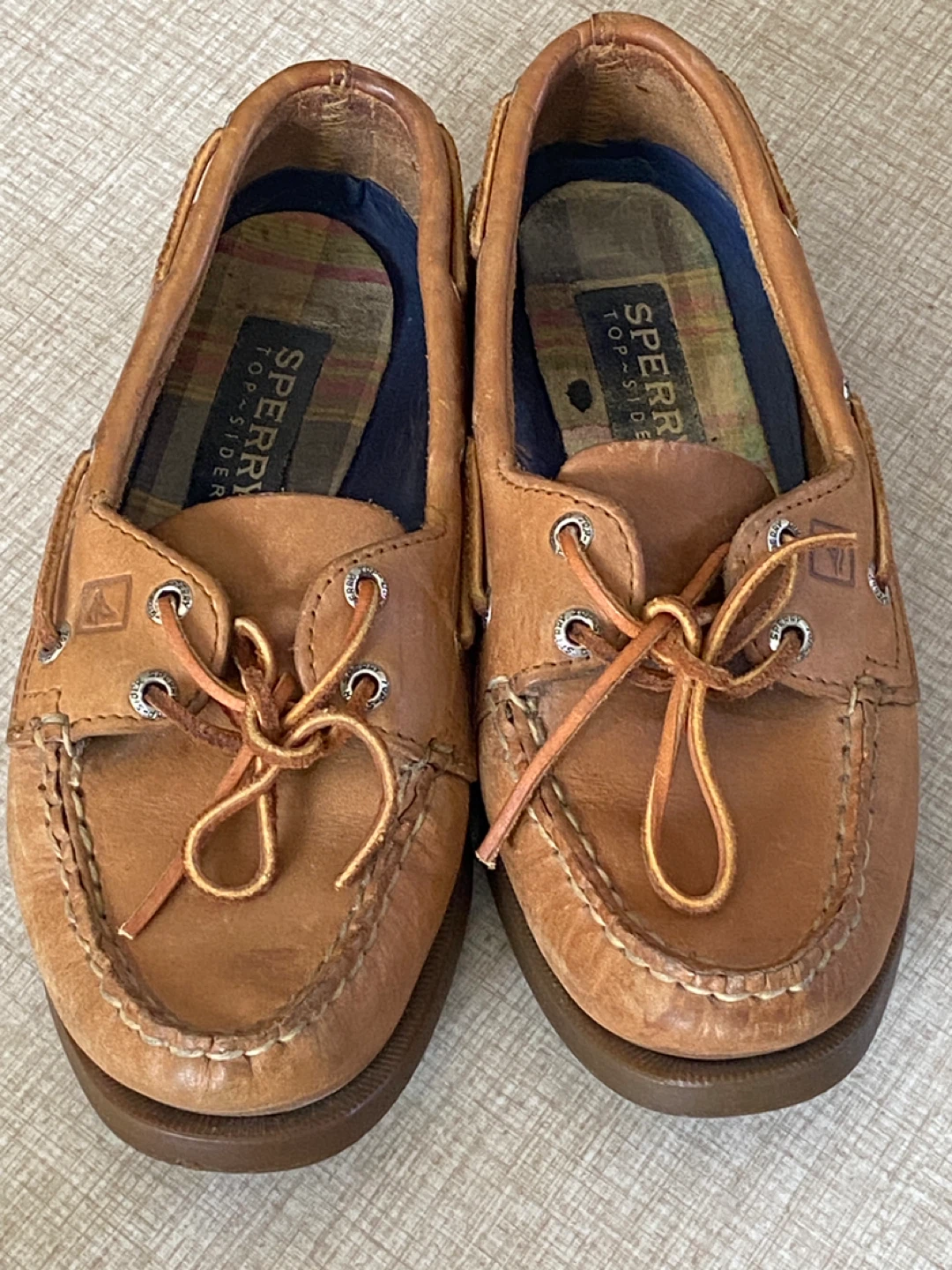 Sperry Top-Sider Brown Leather Boat Shoes