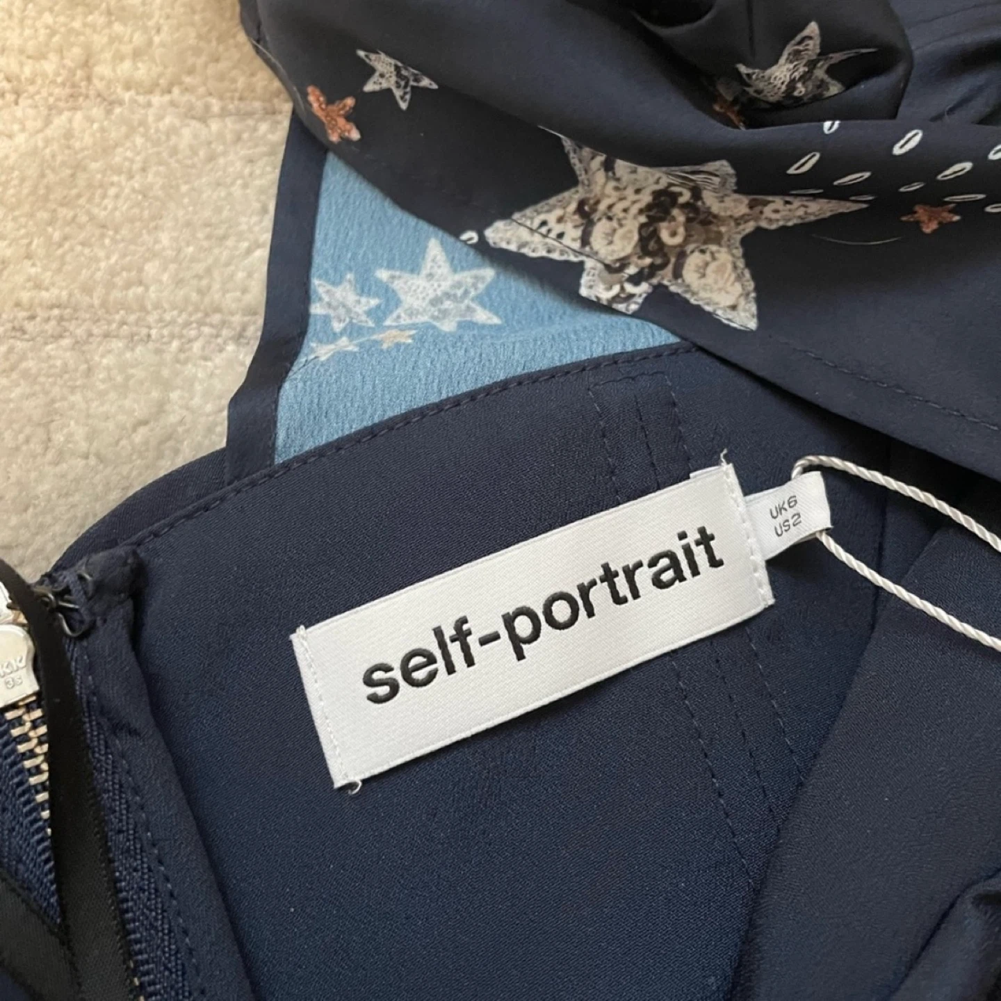 Self Portrait one shoulder top - photo 3