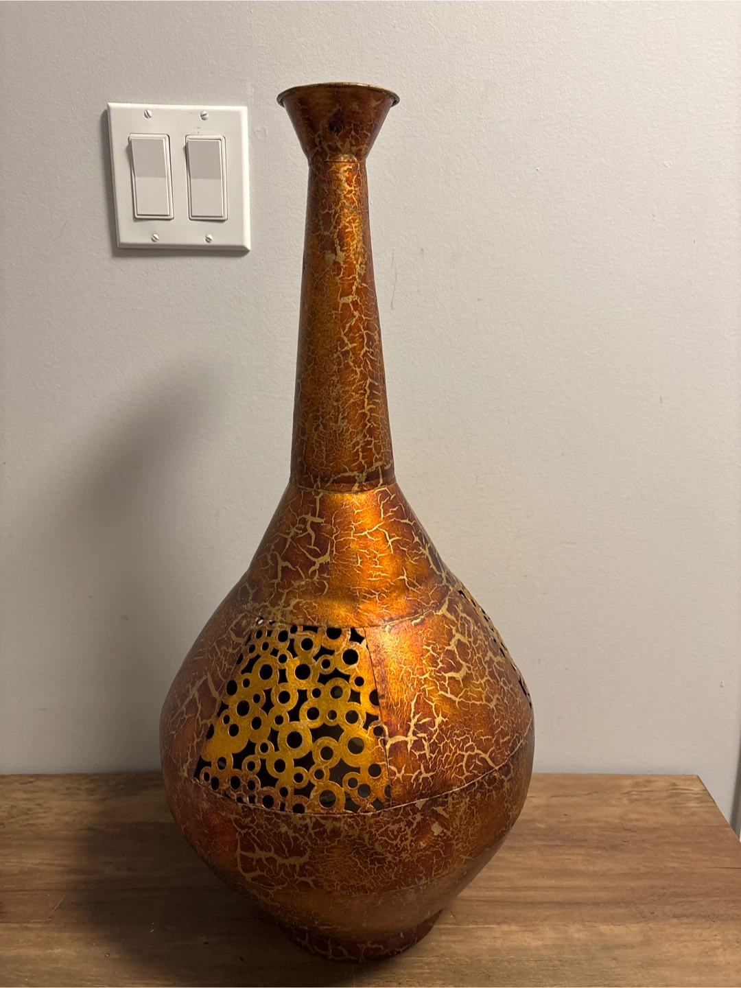 Decorative Copper Vase 24 inches