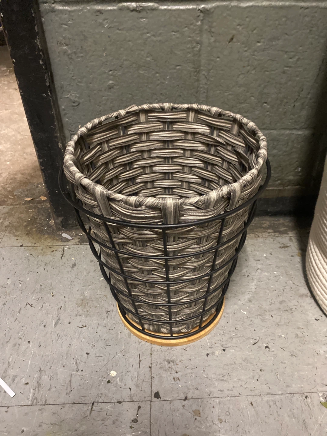 Woven Trash Can