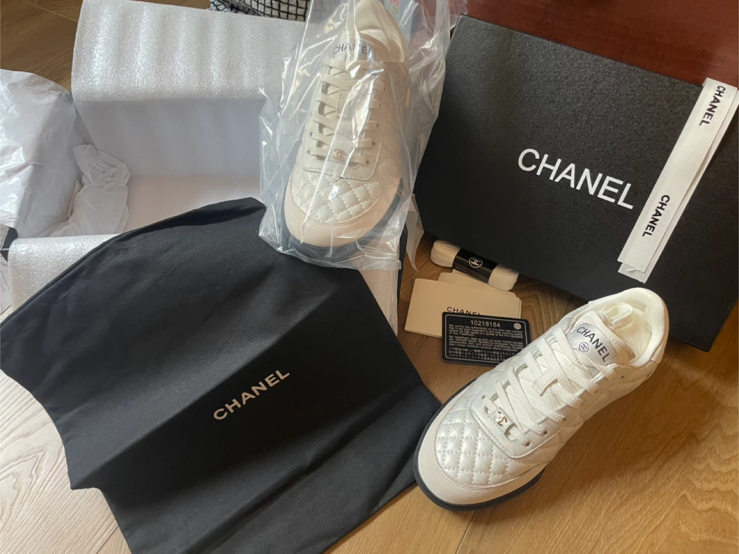 CHANEL Quilted Sneakers