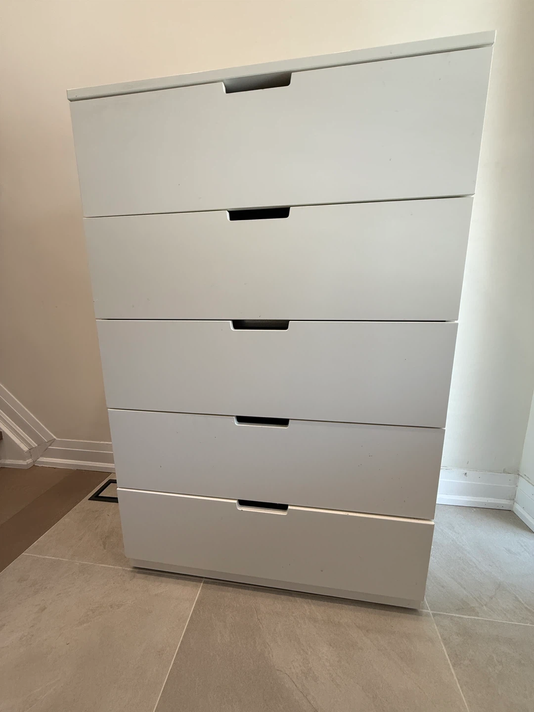 IKEA White 5-Drawer Dresser - photo 2