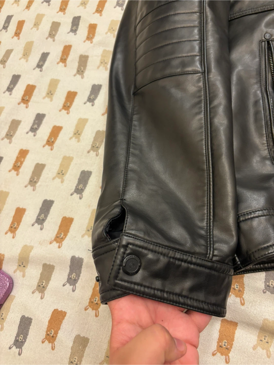 Point Zero Collection Faux Leather Jacket with Hood - XL - photo 3