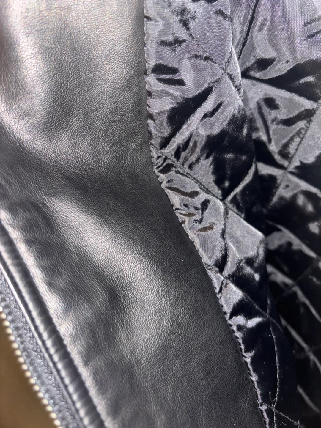 Point Zero Collection Faux Leather Jacket with Hood - XL - photo 5