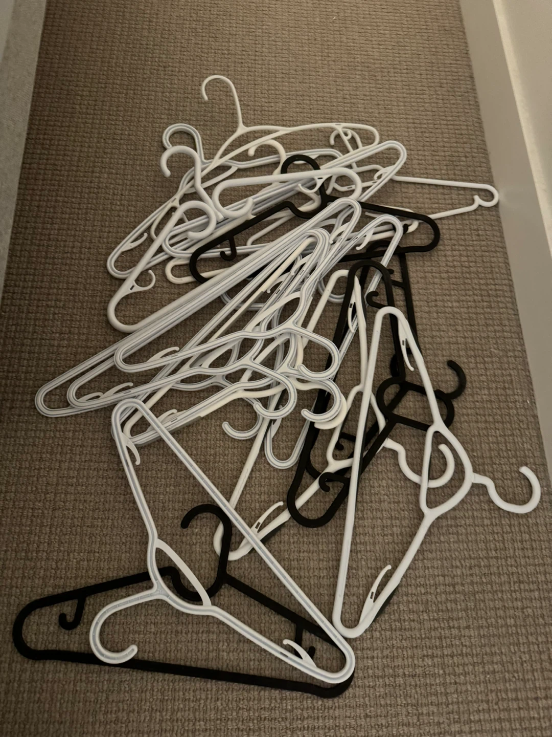 closet organizer and bundles of hanger (30+) - photo 2