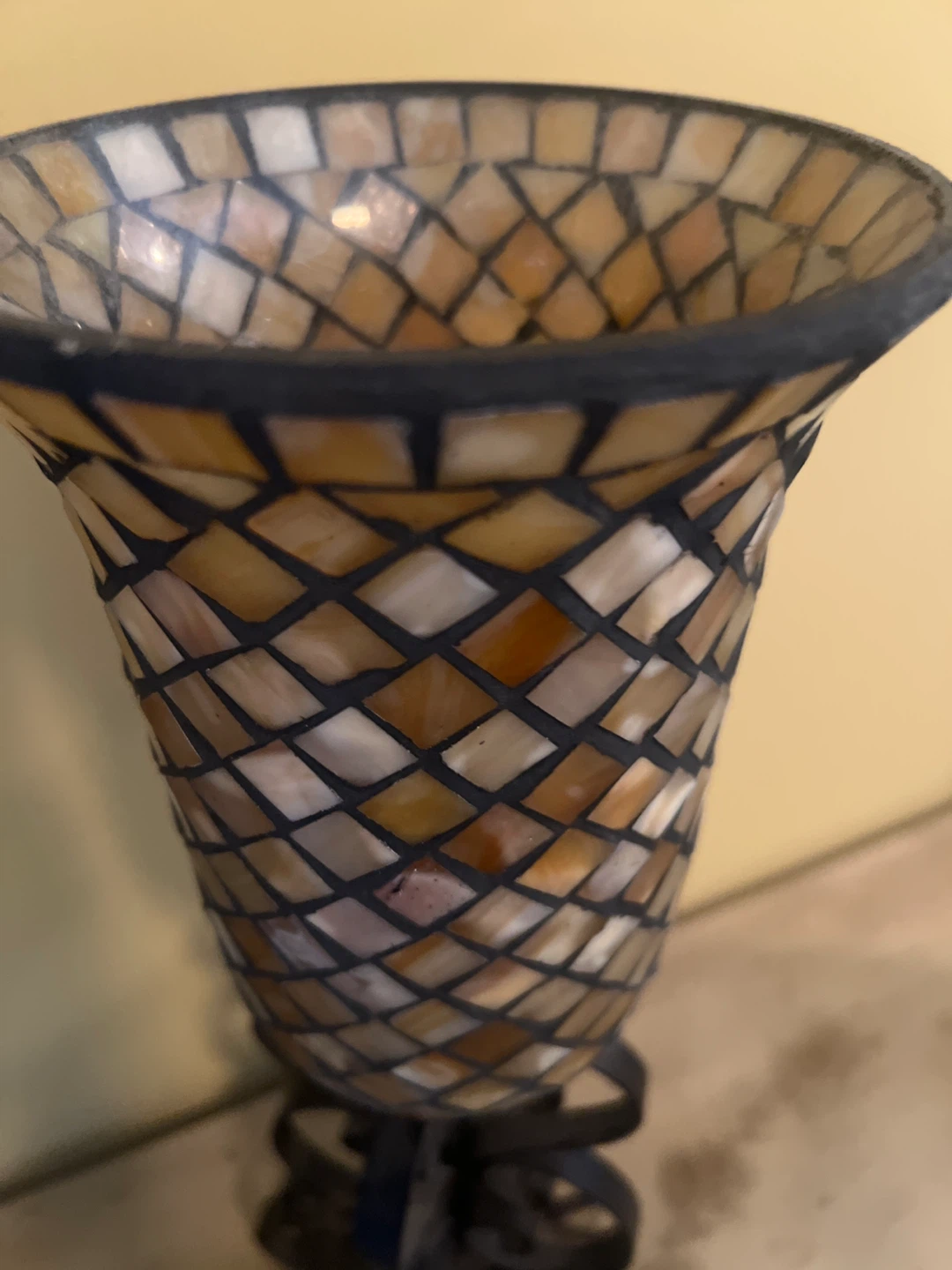 Vintage Decorative Mosaic Table Lamps (2) - photo 3
