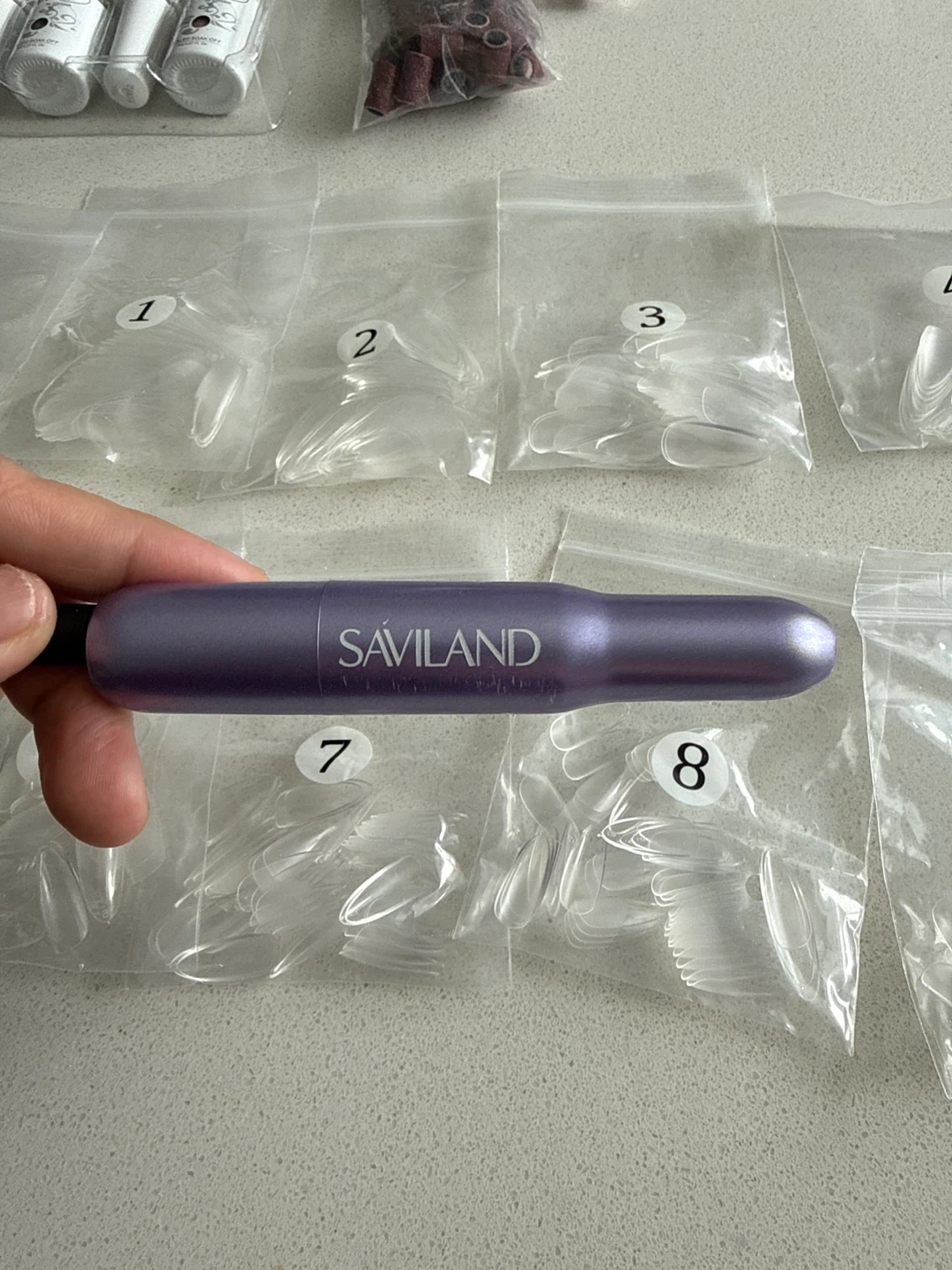 Saviland Nail Drill Kit with UV Lamp and Gel Polish - photo 5