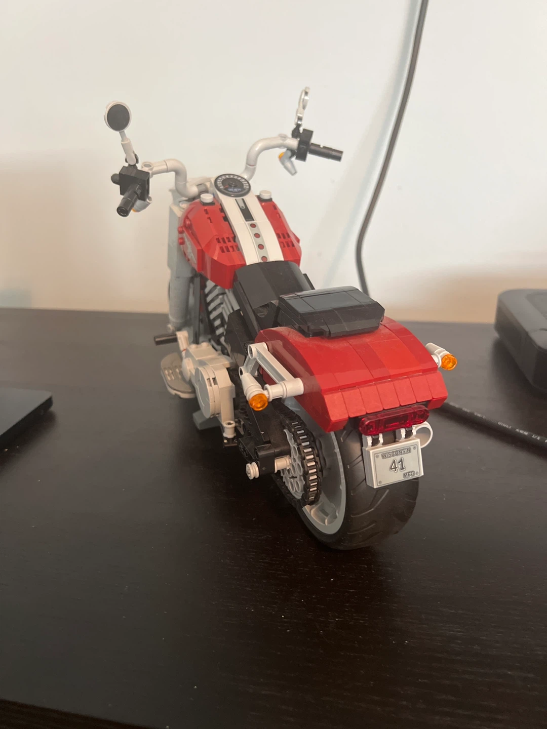 Lego Harley Davidson Fat Boy Set #10269 Completed - photo 3