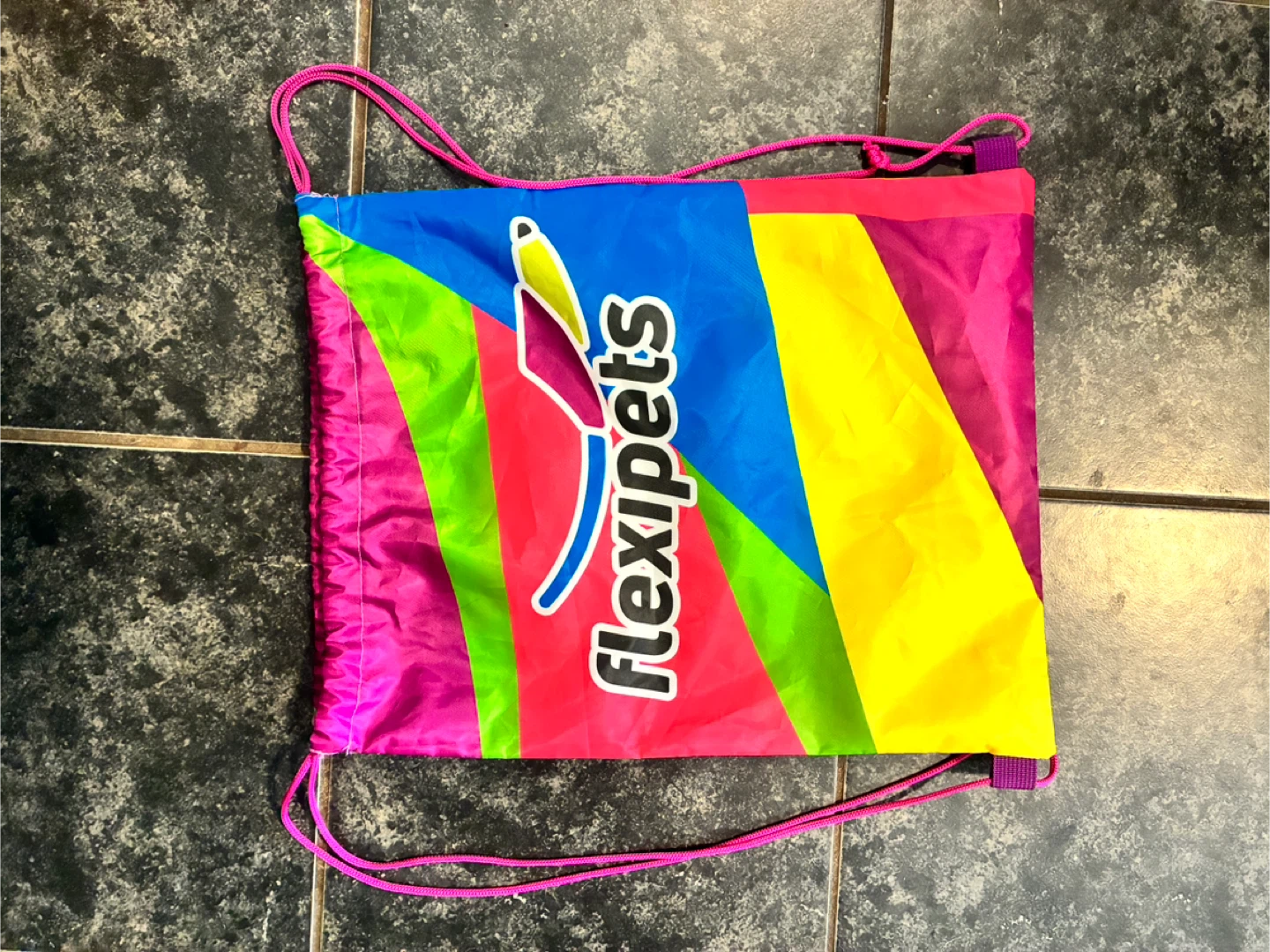 Flexipets Drawstring Bag - Rainbow Stripes - photo 2