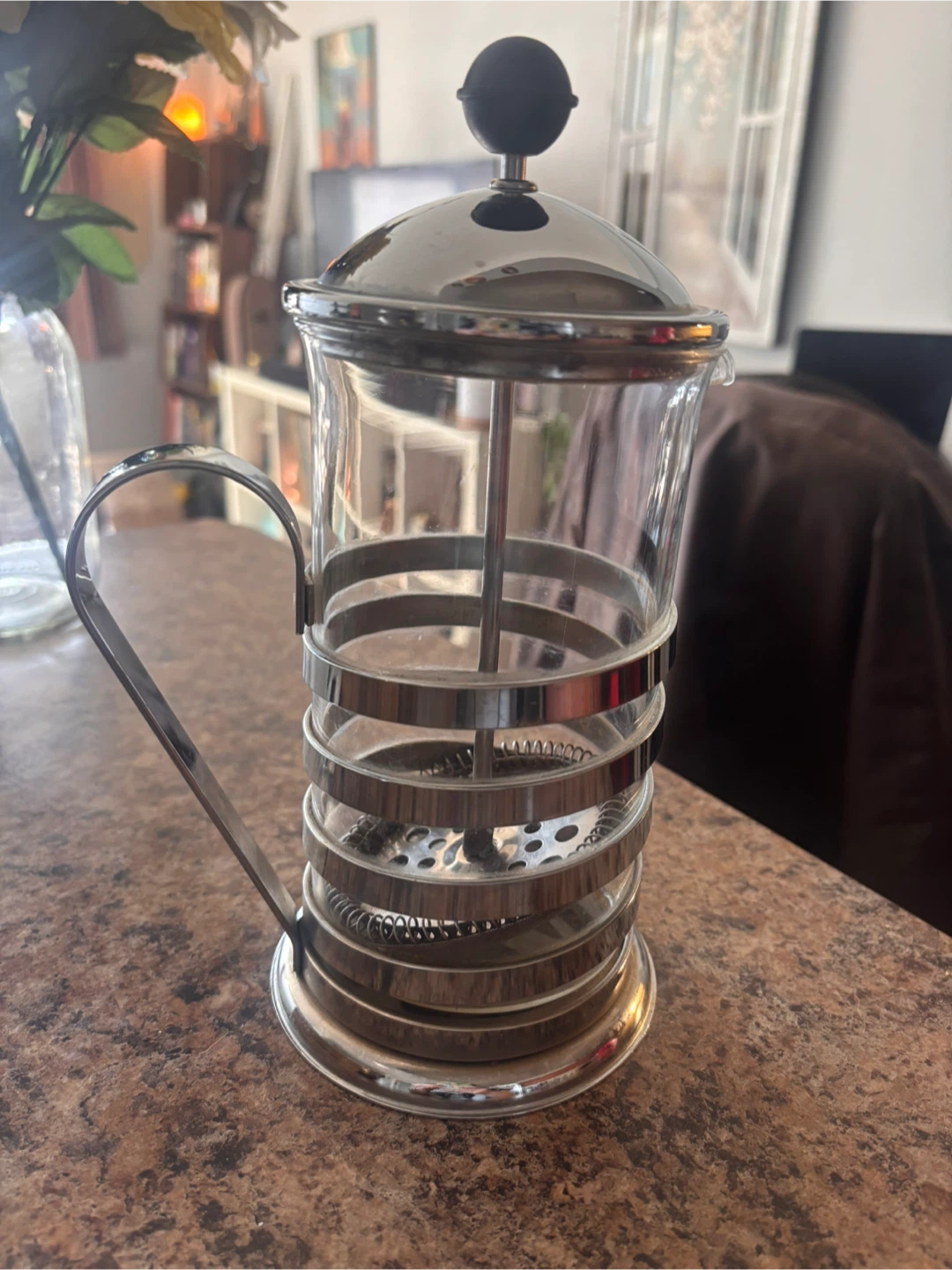 Glass and Metal French Press