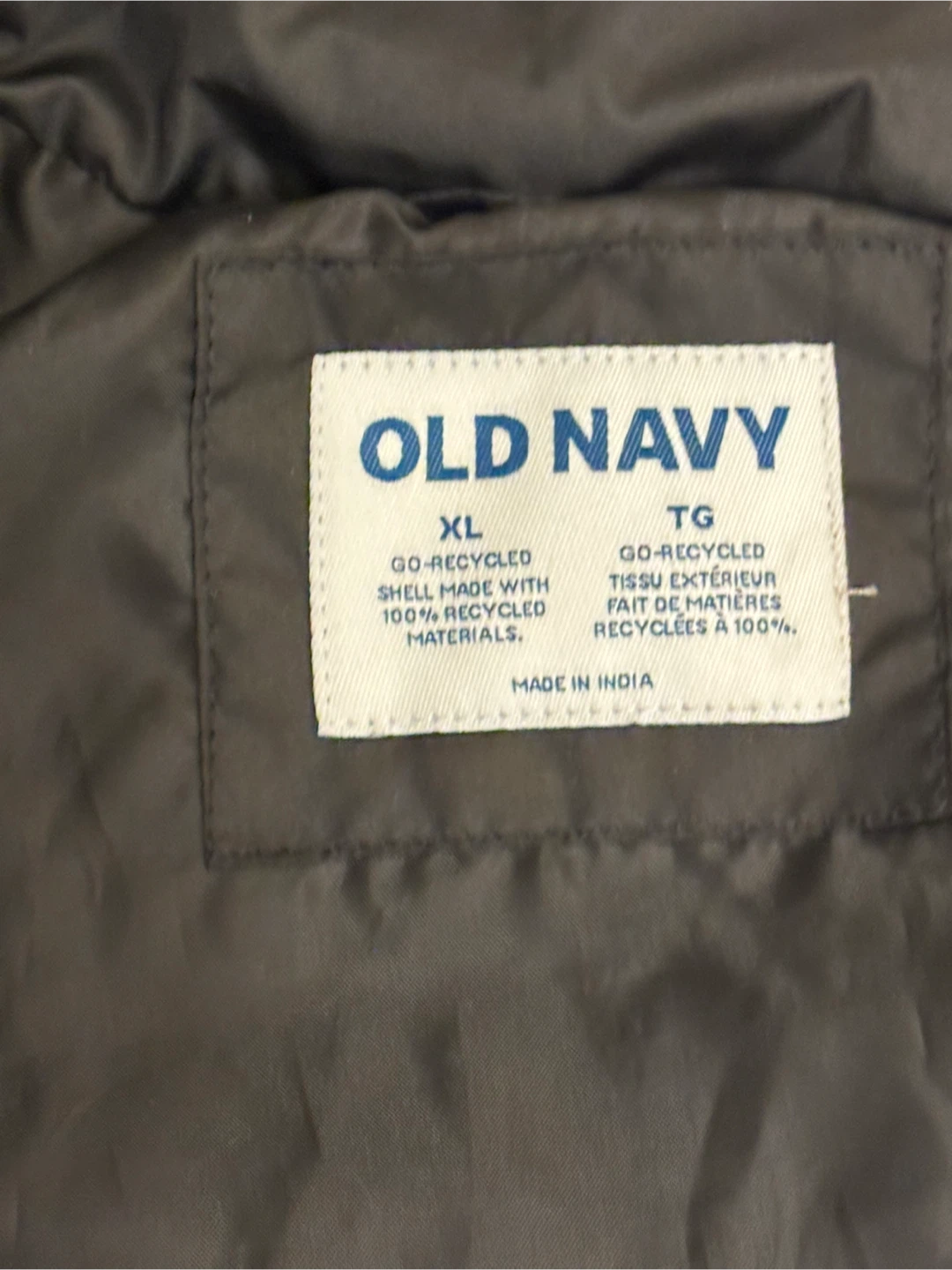 Old Navy Black Puffer Vest XL - photo 4