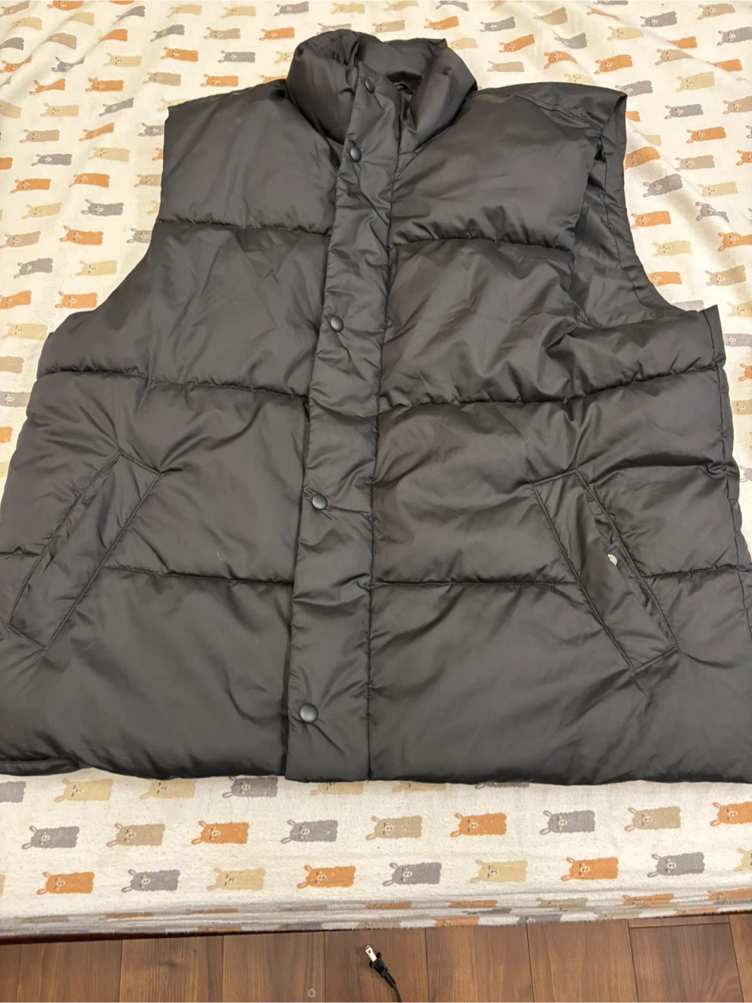 Old Navy Black Puffer Vest XL - photo 2