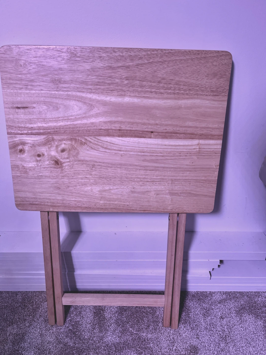 Wooden Folding Tray Table - photo 3