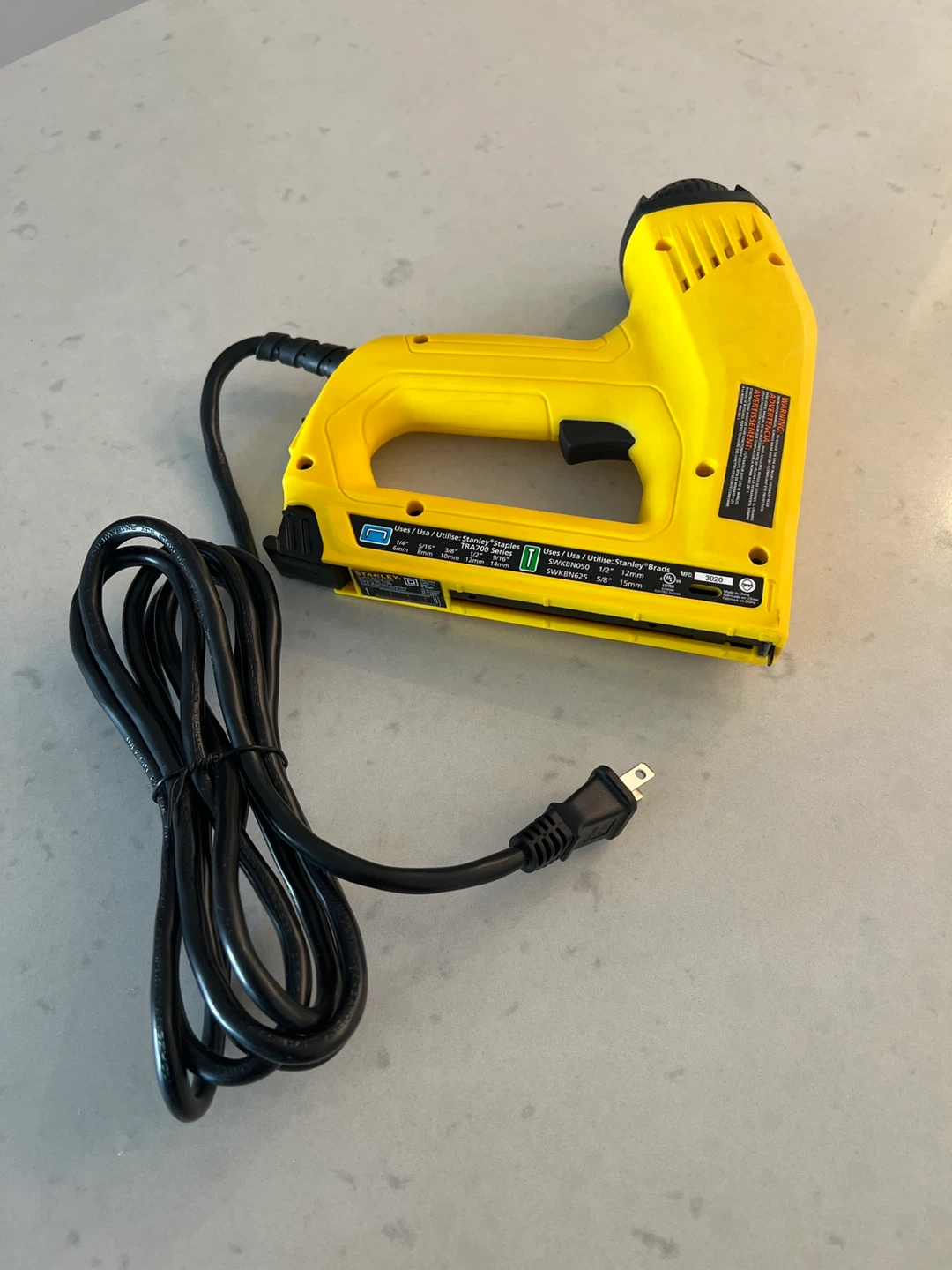 Stanley Electric Staple Gun TRA700 Series - photo 3