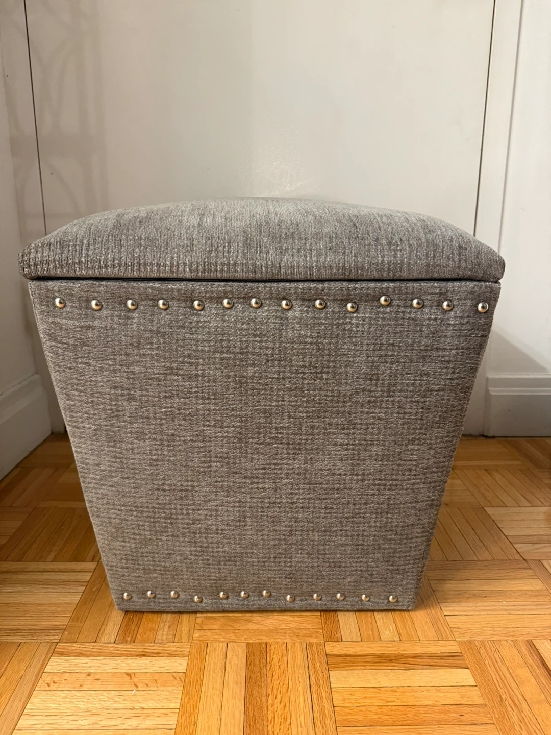 Storage Ottoman - Gray Fabric - photo 3