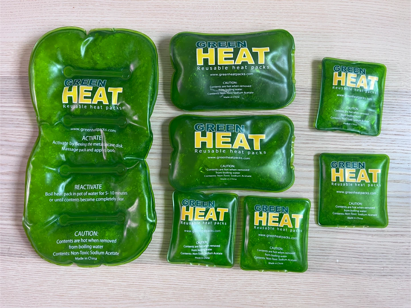 Green Heat Reusable Heat Packs