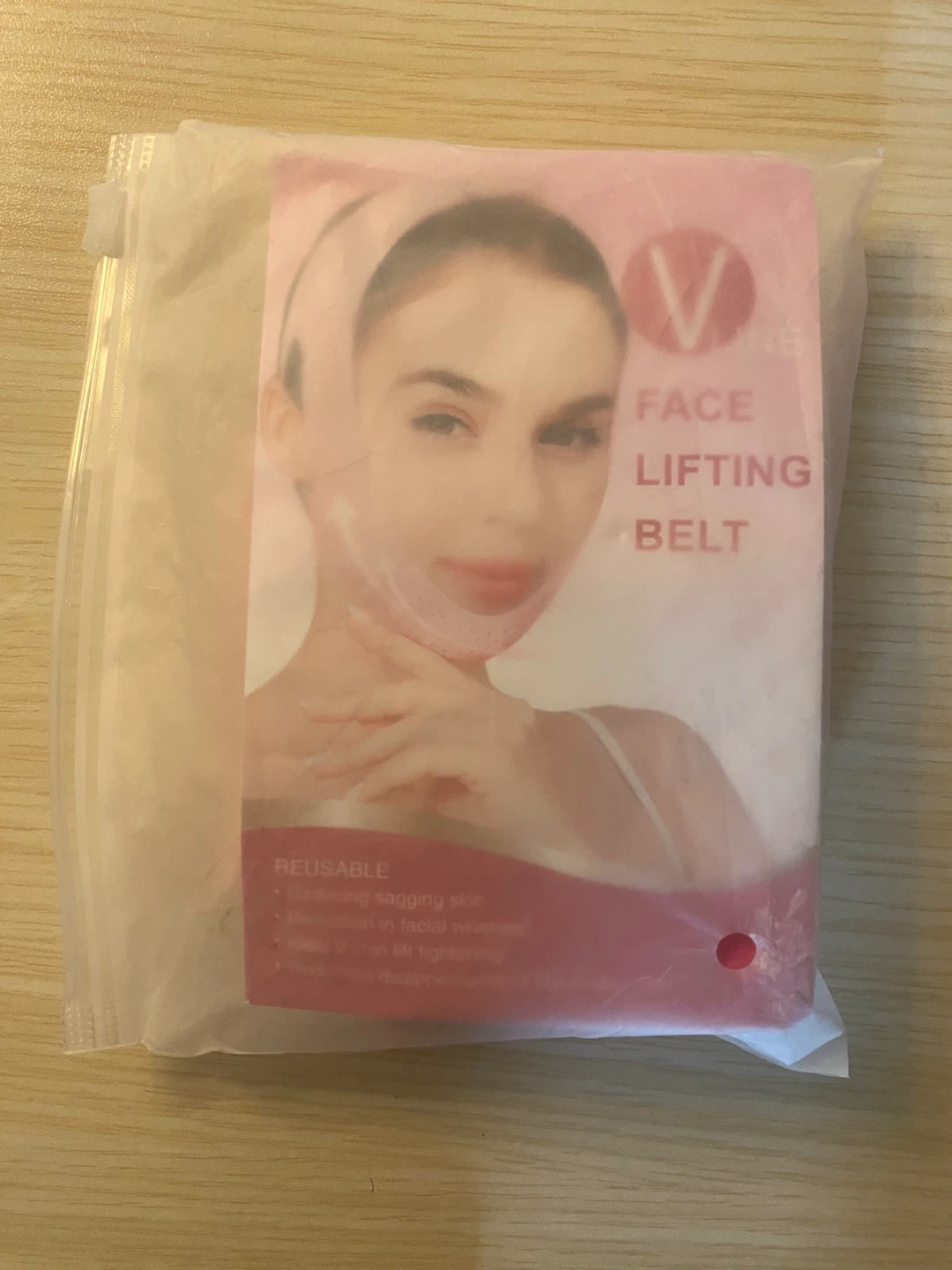 Pink Face Lifting Belt