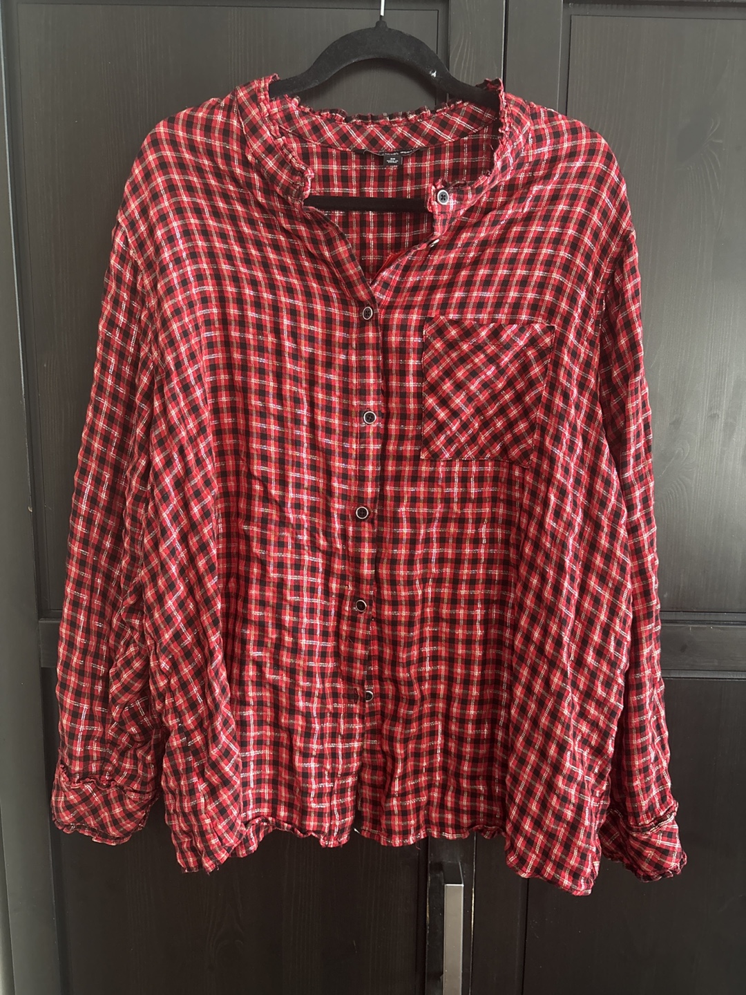 Zac & Rachel Woman Plaid Shirt - 3X