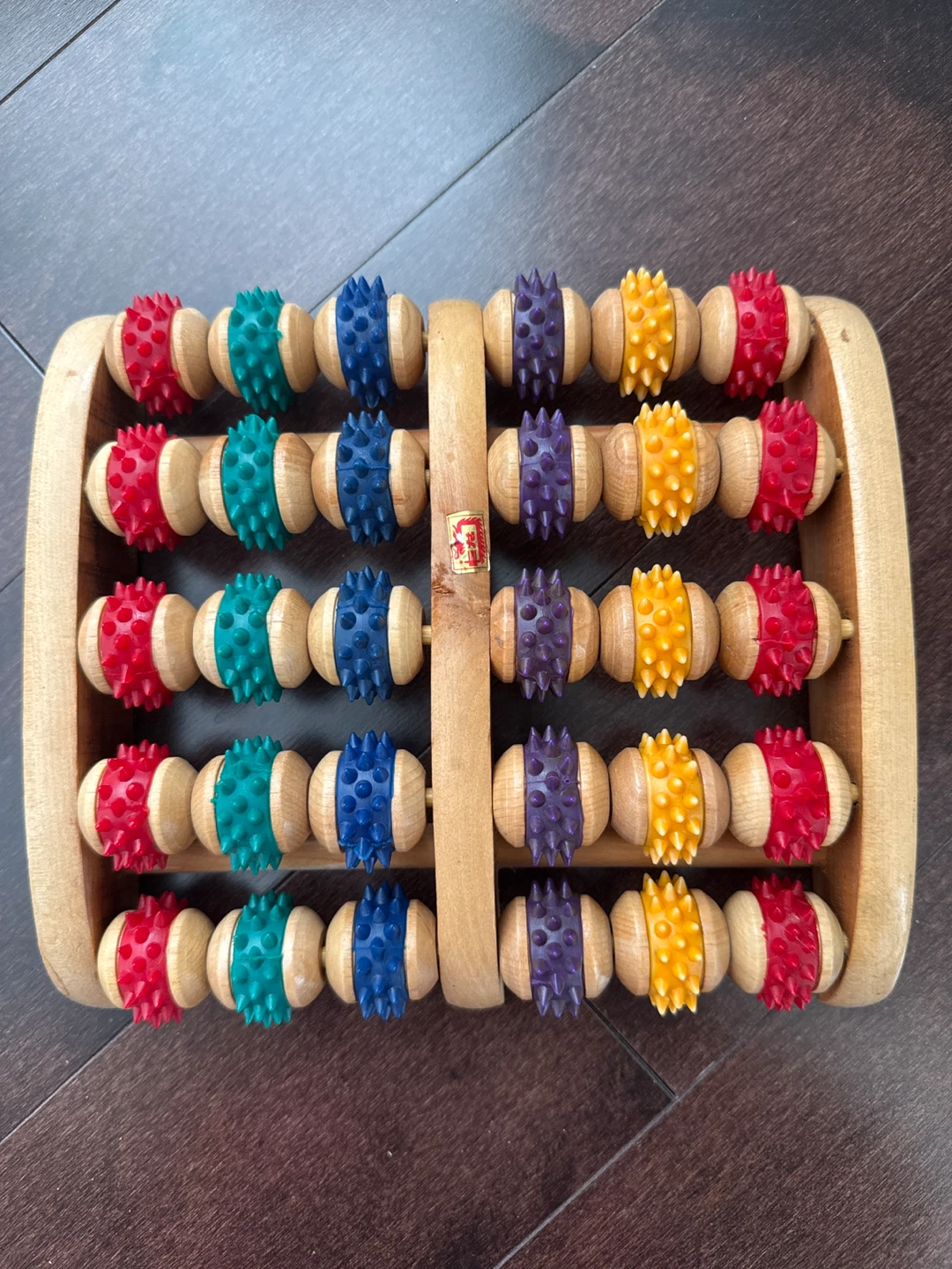 Wooden Foot Roller Massager