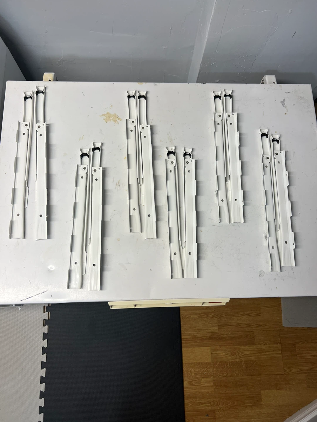 White Drawer Slides