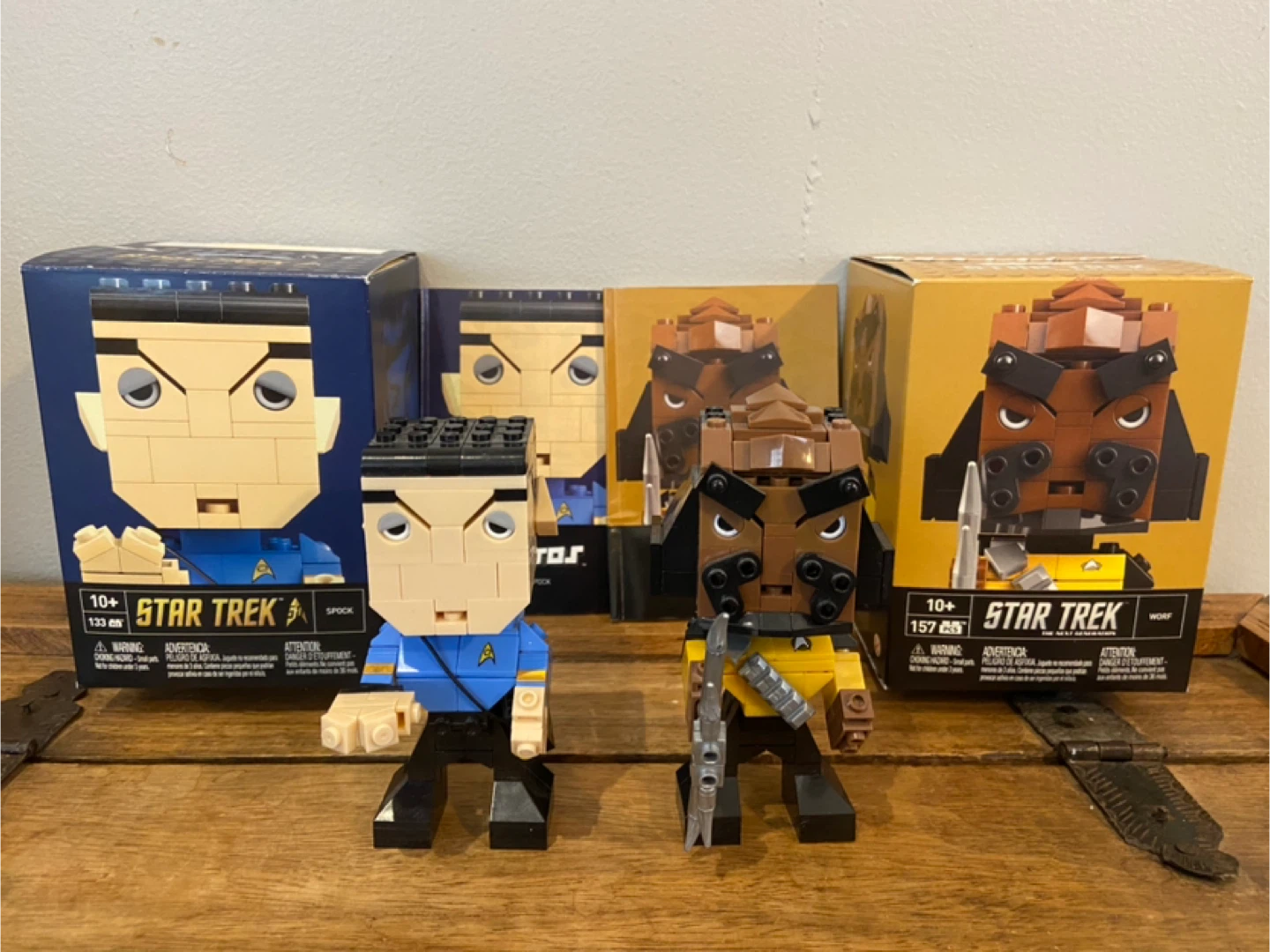 Mega Bloks Kubros Star Trek Spock and Worf
