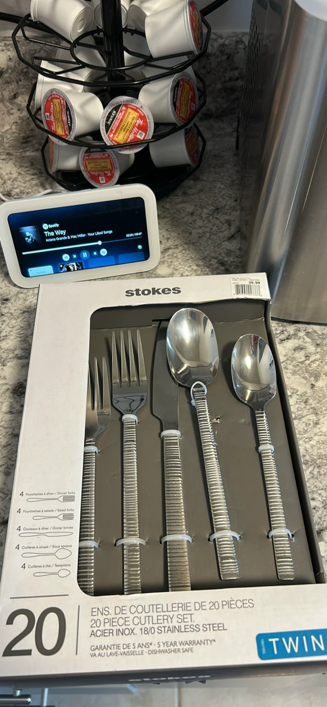 Stokes 20 Piece Cutlery Set - Stainless Steel