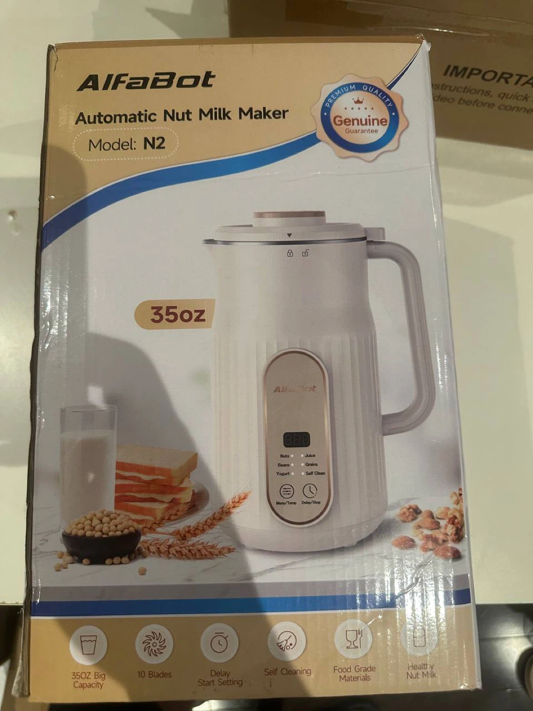 AlfaBot Automatic Nut Milk Maker N2