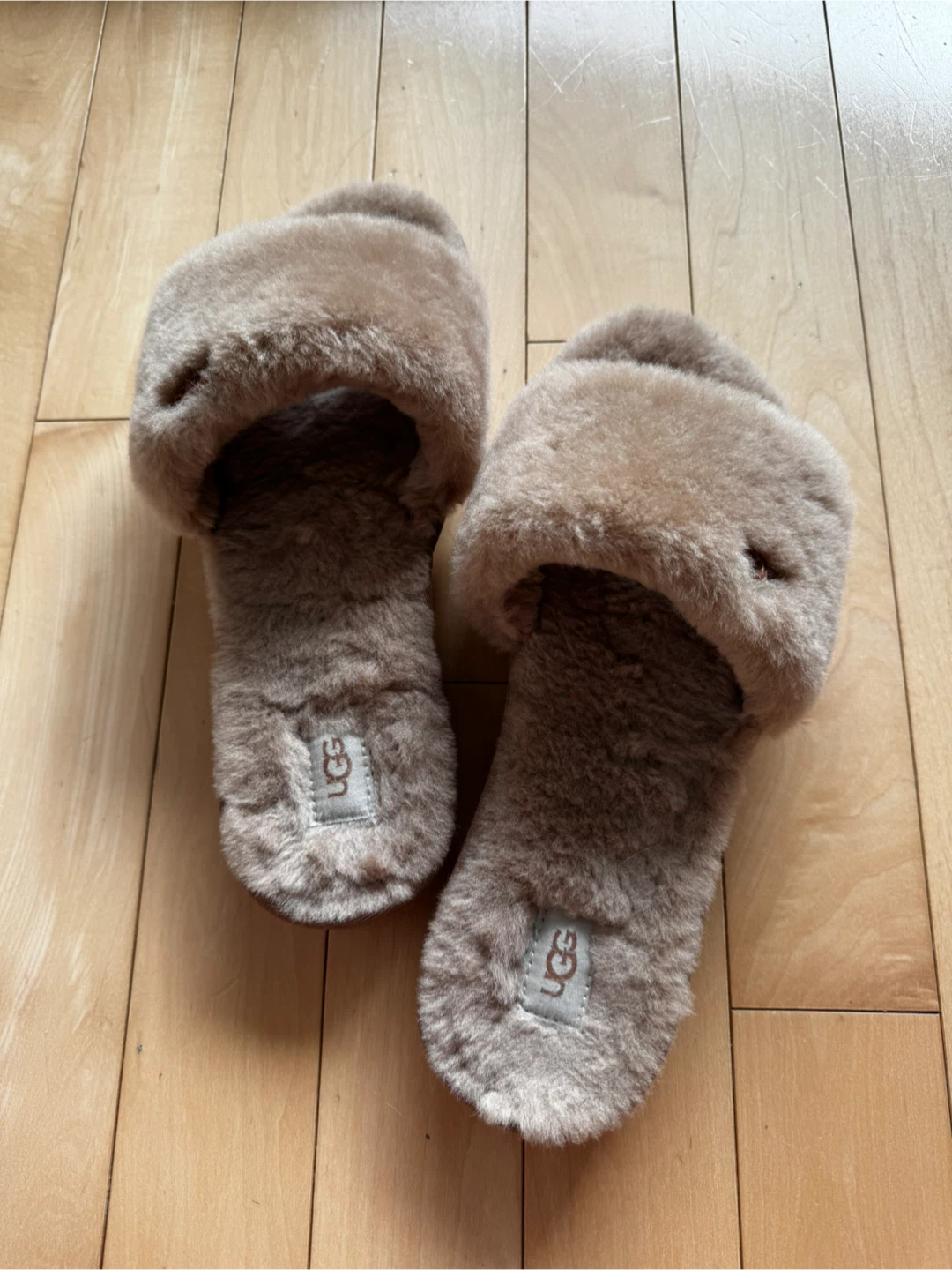 UGG Fluff Yeah Slide Slippers - Taupe - photo 2