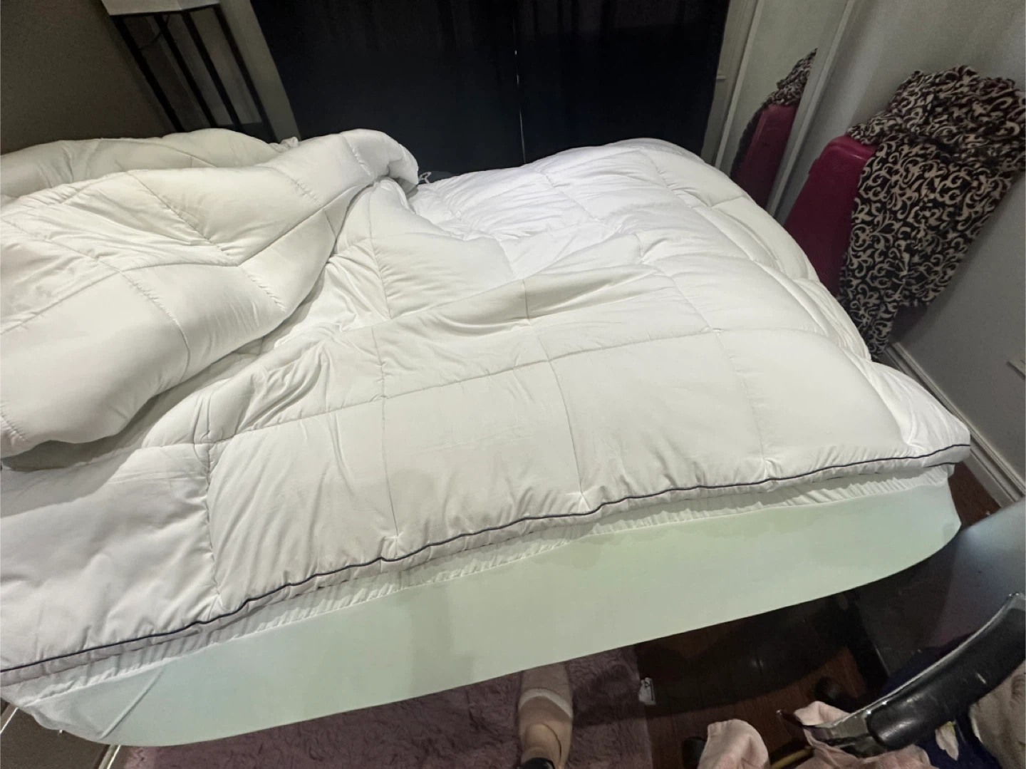 White Duvet with Bamboo Cover