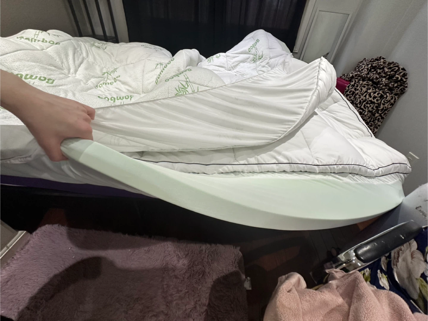 White Duvet with Bamboo Cover - photo 3
