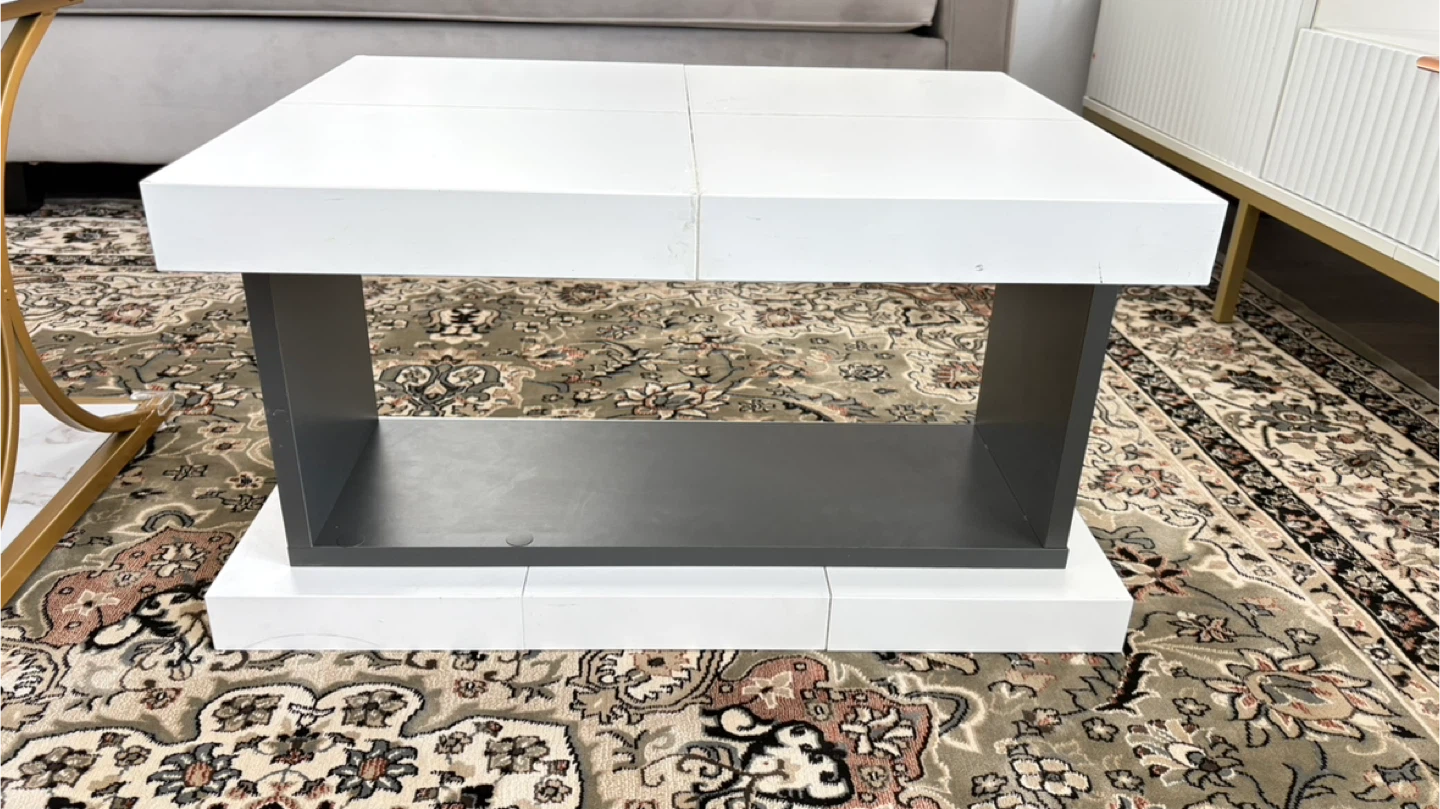 Modern White Coffee Table - photo 4