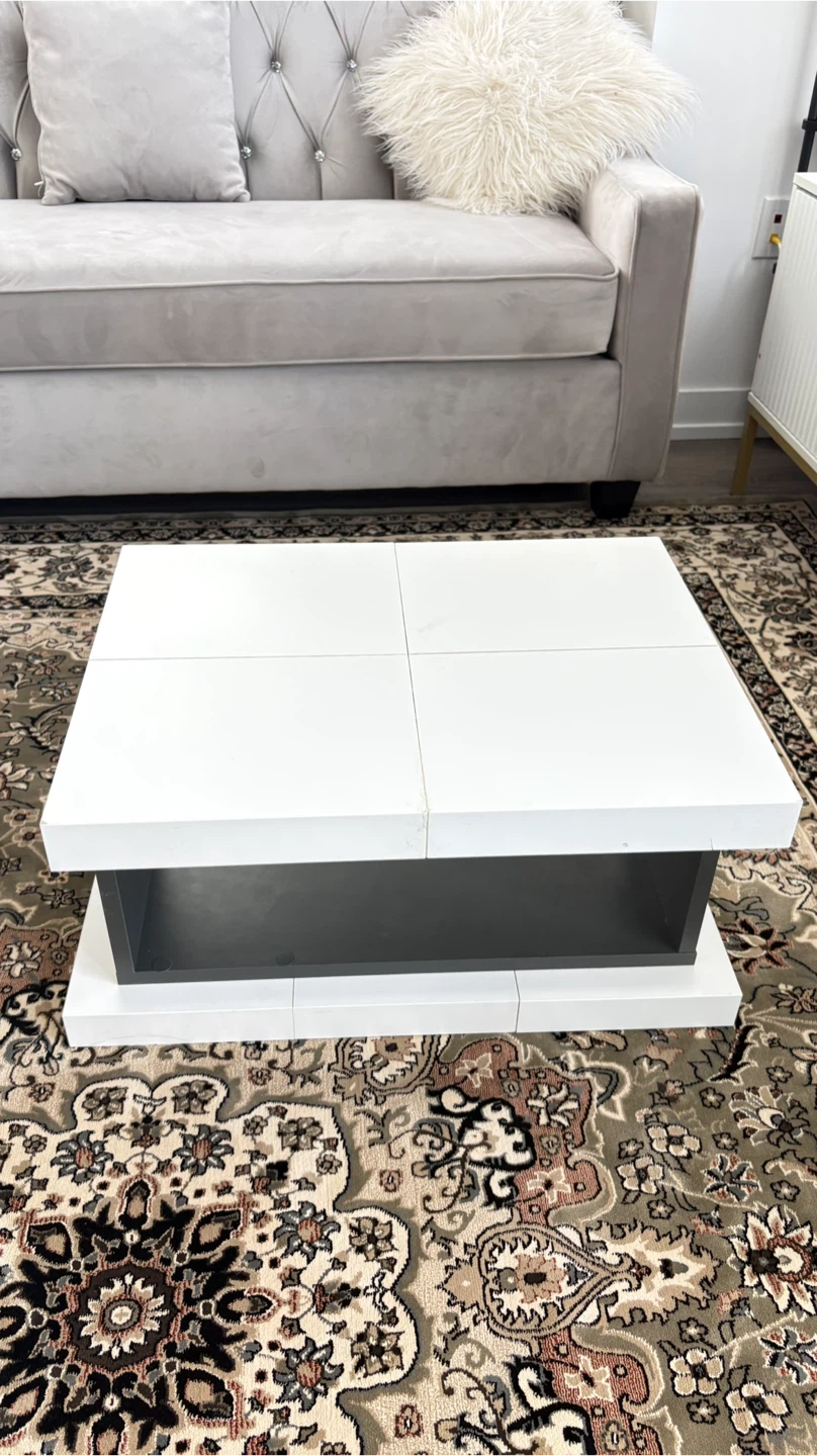 Modern White Coffee Table - photo 3