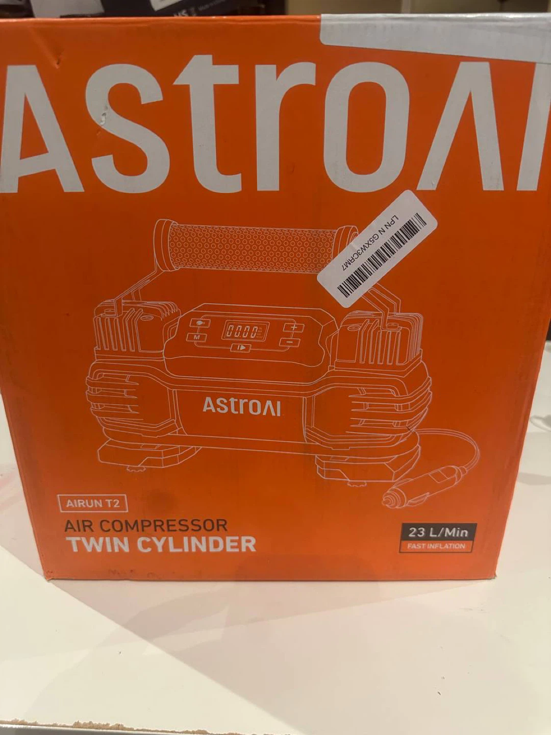 ASTROAI Air Compressor Twin Cylinder AJRUN T2