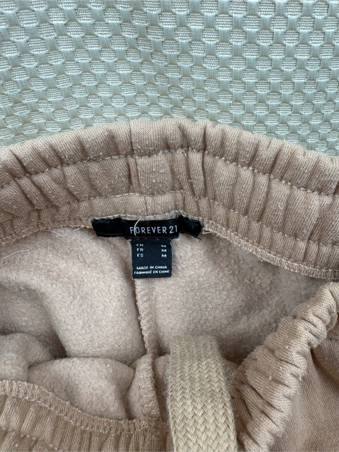 Forever 21 tan  Sweatpants Size M - photo 4