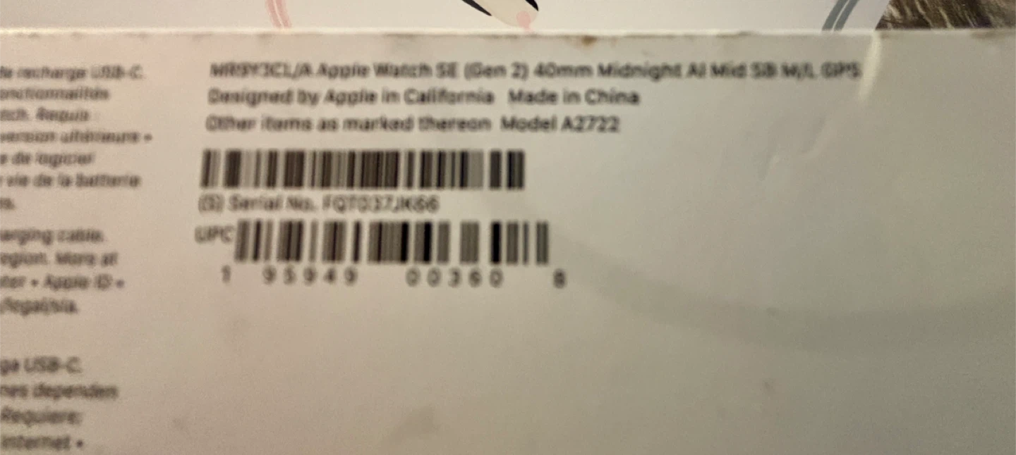 Apple Watch SE (Gen 2) 40mm Midnight Aluminium GPS - photo 3