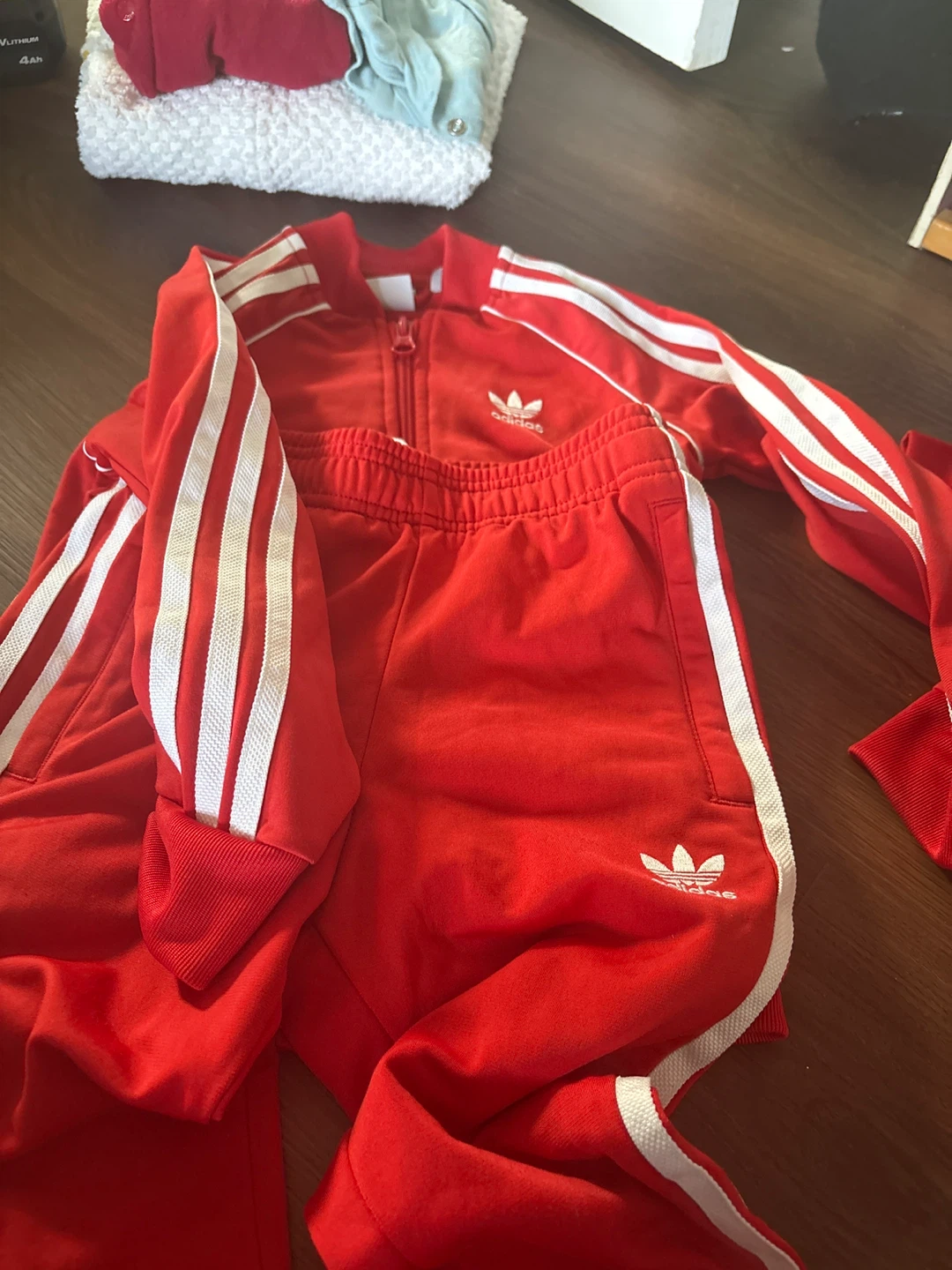 Adidas Tracksuit Set Red