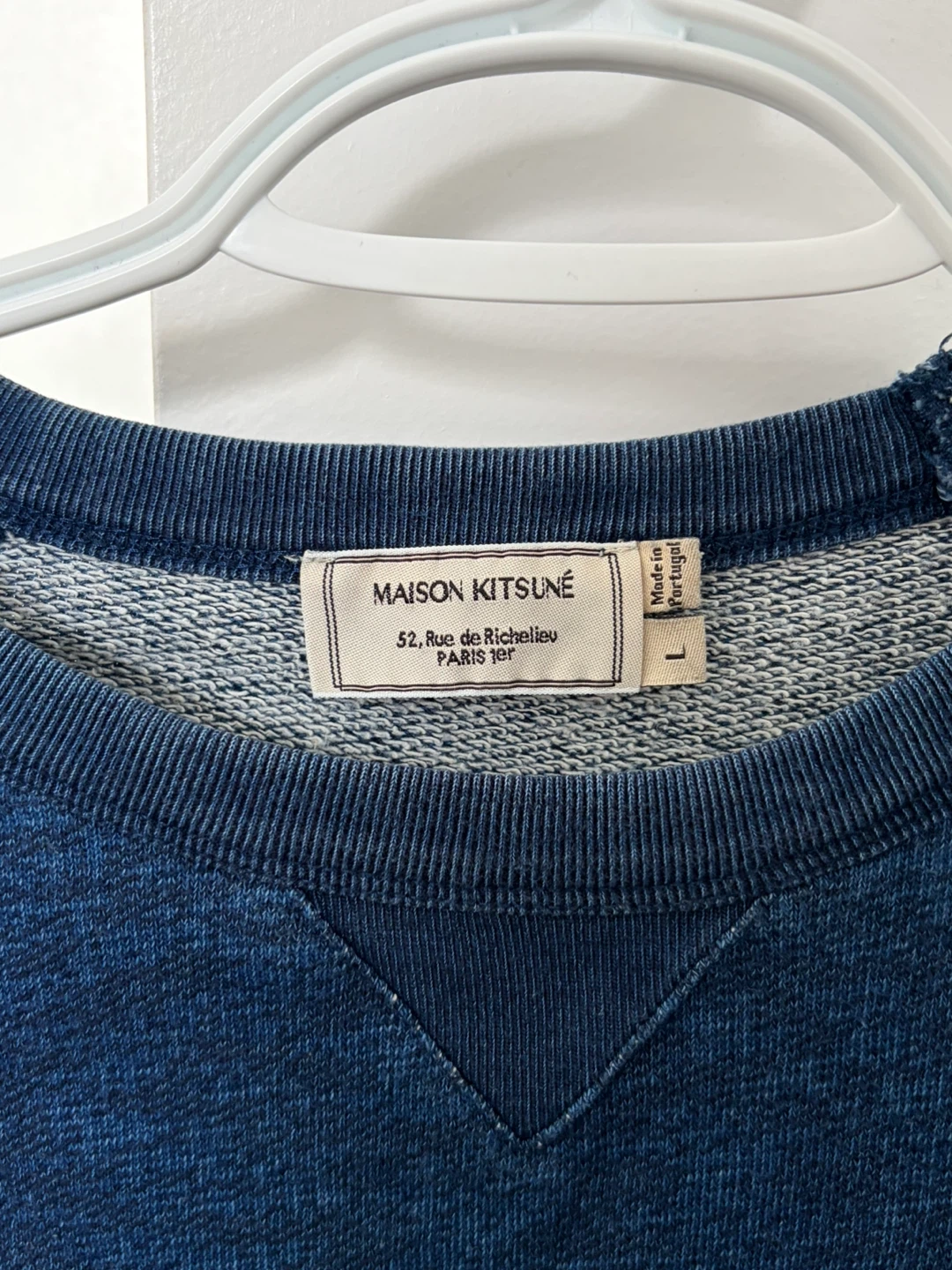 Maison Kitsuné Blue Crewneck Sweatshirt - photo 3