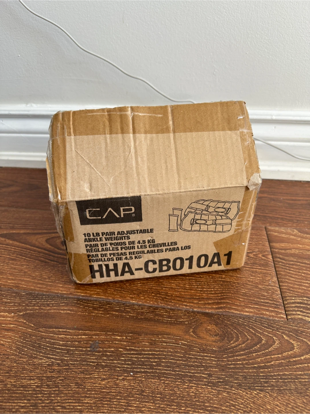 CAP 10 lb Pair Adjustable Ankle Weights