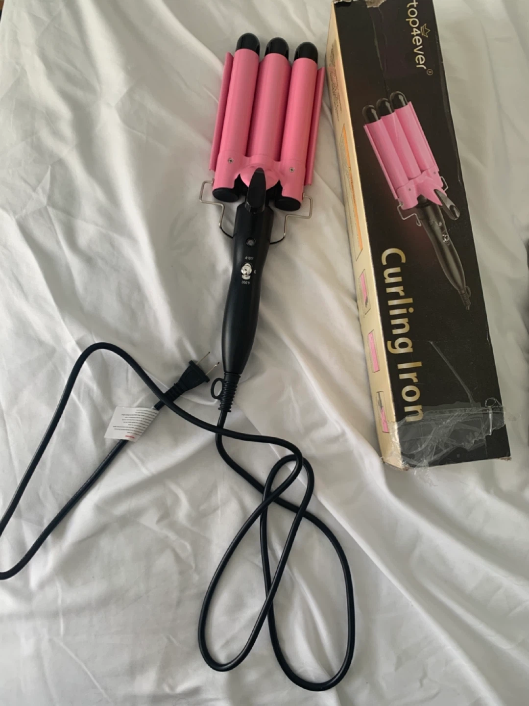 top4ever Pink Curling Iron