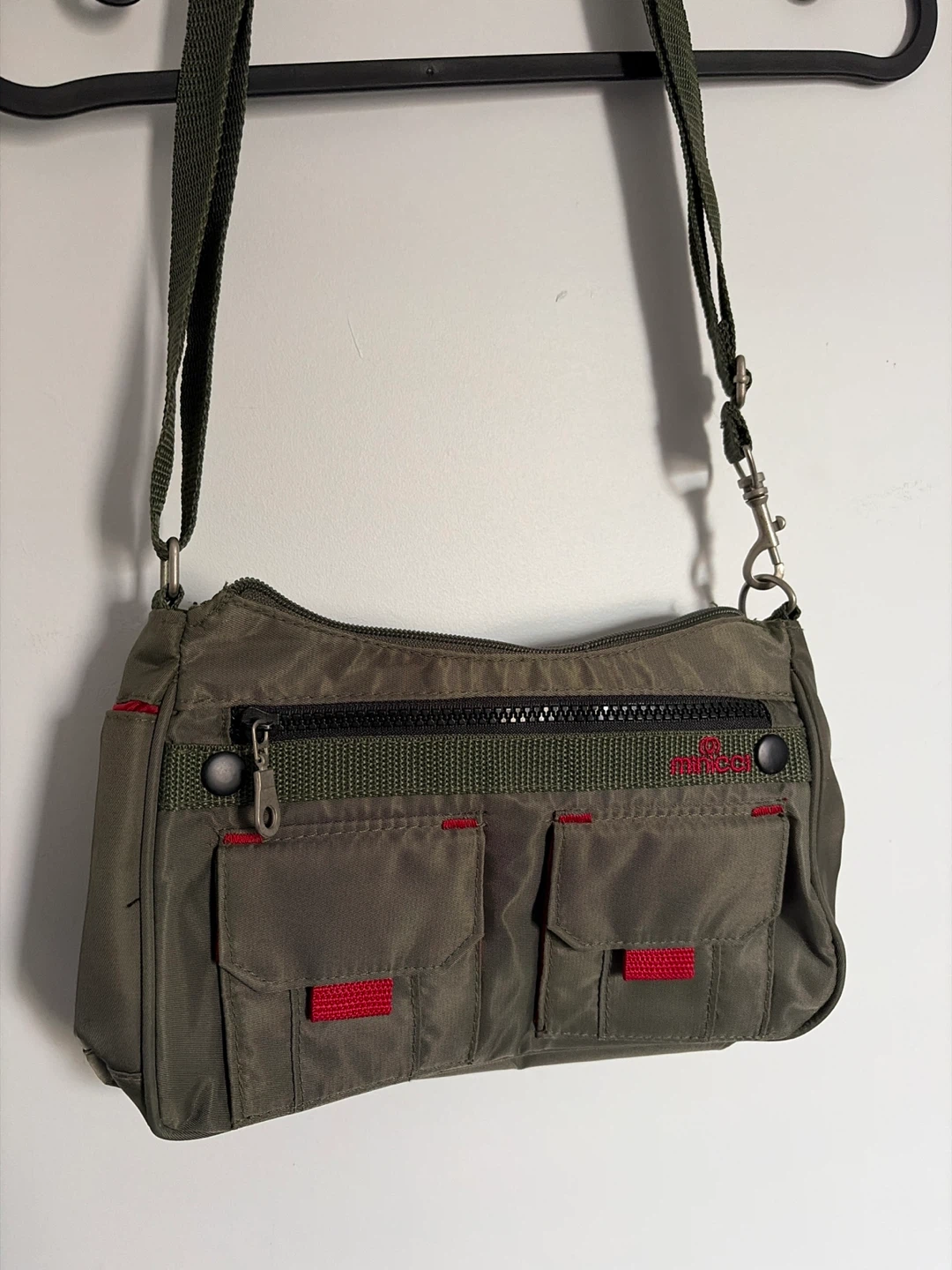 Minoo Green Crossbody Bag