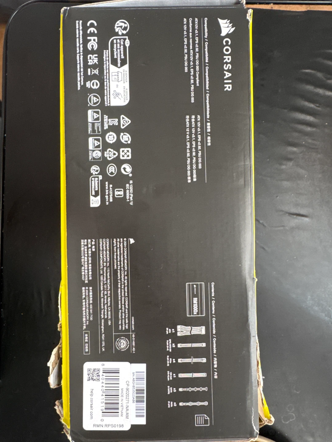 Corsair RM1000x Series Fully Modular ATX Power Supply - photo 2