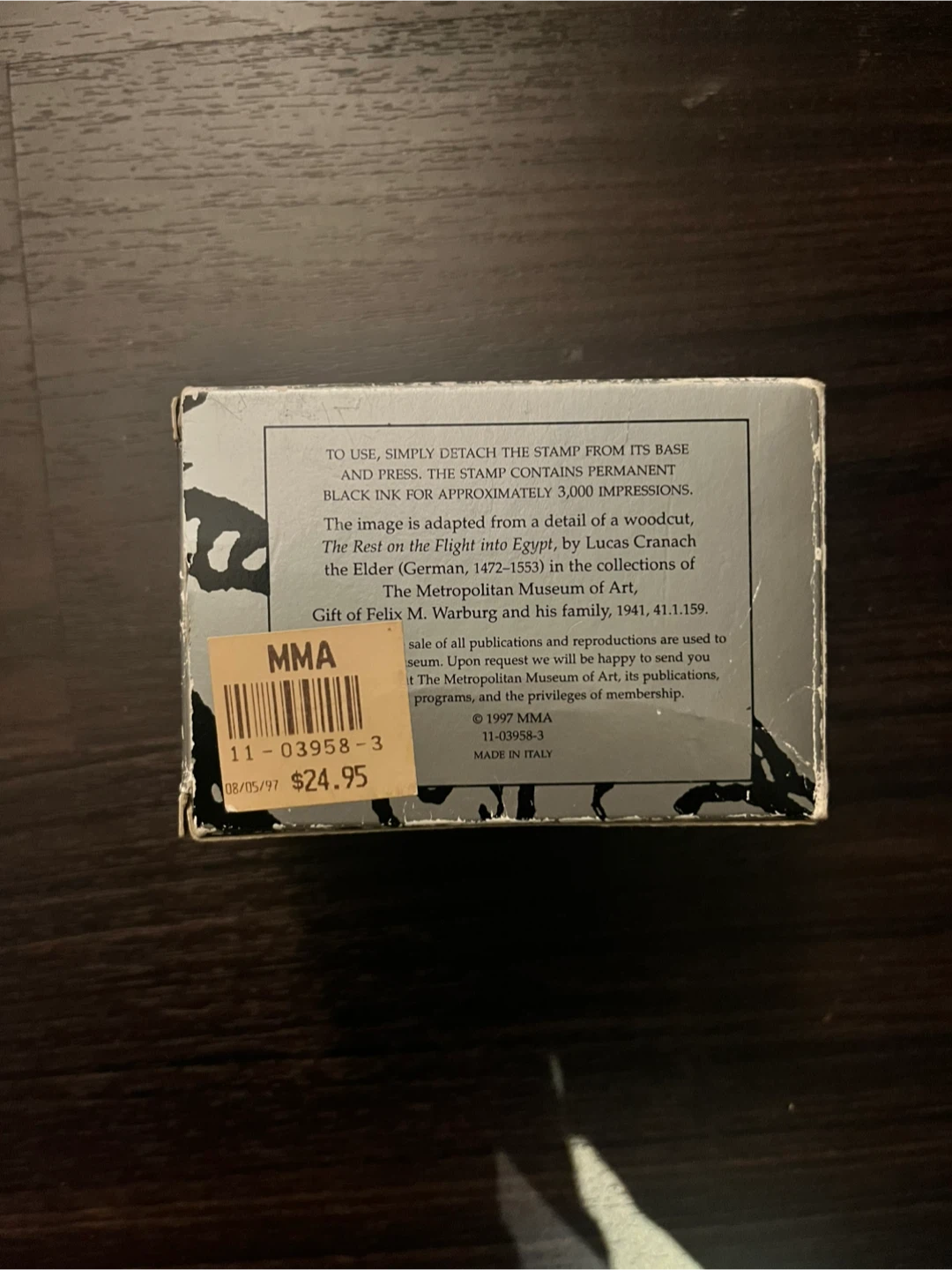 The Metropolitan Museum of Art Self-Inking Bookplate Stamp - photo 3